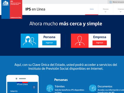 Minisitio IPS en línea